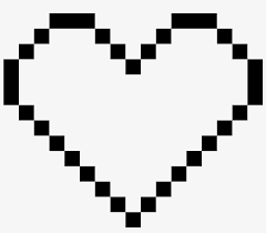 Top Images For Zelda Heart Pixel Art Minecraft On Picsunday Black And White Pixel Heart Transparent Png 500x400 Pixel Art Pixel Heart Minecraft Pixel Art