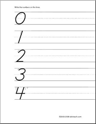 A standard numeric format string takes the form format specifierprecision specifier, where:. Handwriting Practice Numbers 0 9 Dn Style Font Abcteach