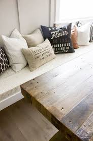 Diy No Sew Bench Cushion Modern Farmhouse Dining Dining Room Design Simple Modern Farmhouse Dining Room