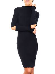 Robe pull, très tendance, les robes pull flattent les rondeurs féminines tout en tenant chaud. Robe Pull Noire Jus And Co Craquez Pour Cette Belle Robe