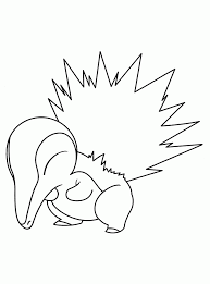 Color them in online, or print them out and use crayons, markers, and paints. Pokemon Dark Cyndaquil Colouring Pages 223663 Cyndaquil Coloring Pages Coloring Home