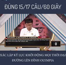 Nam Sinh Ha Ná»™i Xac Láº­p Ká»· Lá»¥c 21 NÄƒm Cá»§a Ä'Æ°á»ng Len Ä'á»‰nh Olympia Thanh Tich Há»c Táº­p Ä'ang Ná»ƒ Ä'ich Thá»‹ La Con Nha NgÆ°á»i Ta