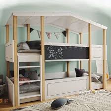 Wallenfels Hausbett Maya Mit Offenem Dach Exklusiv Bei Wallenfels Etagenbett Kinder Bett Kinderbett Dach