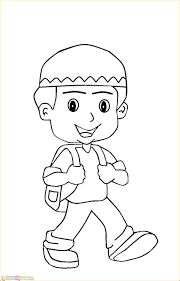 Gambar bunga animasi hitam putih gambar hitam putih. 18 Gambar Kartun Anak Sekolah Tk Gani Gambar