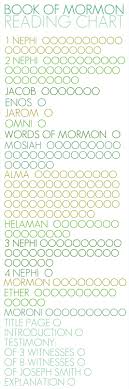 the harris family book of mormon reading chart printable