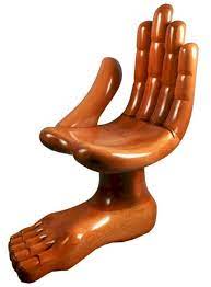 hand and foot chair by pedro friedeberg circa 1960s hand chair weird furniture unique chairs design