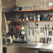 ステンレスユニットシェルフキッチン muji kitchen サンワカンパニー インテリア 収納 リノベーション キッチン キッチン