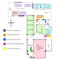 Business Library Floor Plan Smu
