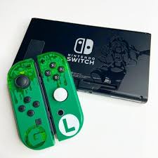 Pre Order Custom Luigi S Mansion Themed Nintendo Switch Joy Cons Backplate Bundle Gooigi In 2020 Nintendo Switch Accessories Luigi S Mansion Nintendo Switch Case