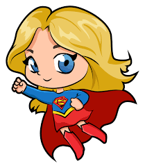 I wasn't too happy with my old supergirl tutorial (i won't even link it here, it's that bad) so i decided to make this new one. Dc Comics Chibi Supergirl Chibi Superhero Supergirl Stickers Chibi Superman