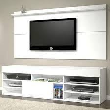 Painel para tv com led e espelho são luís 2.2 off white nogueira. Painel Para Tv Branco Simples