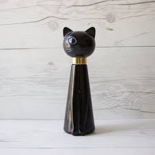 Vintage Avon Black Cat Perfume Bottle Tabitha Birds Of Paradise Cologne Spray Avon Perfume Bottles Cat Perfume Cologne Bottle