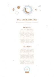 Mondkalender 2020 Termine Neumond Vollmond Mondphasenkalender Als Download Zum Ausdrucken In 2020 Mit Bildern Mondphasenkalender Neumond Vollmond