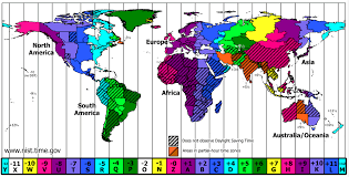 Time Zone Map Time Zone Map Time Zone Map World Time