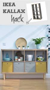 How To Create A Sideboard With Tapered Legs Using Ikea Kallax The Crazy Kitchen How To Create A Sideboard Wi In 2020 Living Room Hacks Ikea Living Room Kallax Ikea