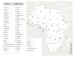 Fill in the map of africa by correctly guessing each highlighted country. Africa Countries Printables Map Quiz Game