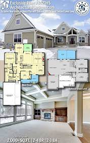 Architectural Designs New American Home Plan 73421hs Gives You 2 4 Bedrooms 2 3 Baths And 2 200 Sq Ft Ready When You Are House Plans New House Plans House