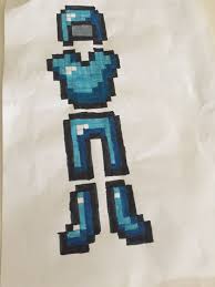 Armure Minecraft Pixel Art Armure Minecraft Dessin Pixel