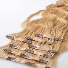 Pu Clip In Hair Extensions Factory 100 High Quality Virgin