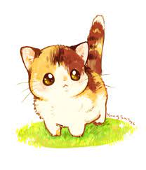 Modern persian cats are probably inherently kawaii with the exaggerated large eyes and the tiny mouth, nose, and ears all set on a wide face. Pin By Rd On Z Cute Cat Drawing Cute Animal Drawings Kawaii Animals