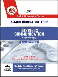 Du B Com Hons 1st Year Sol External Business Communication Previous Year Solved Question Paper Question Paper Business Communication Business Risk