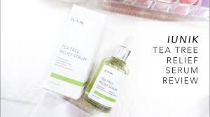 Iunik Tea Tree Relief Serum Review Youtube