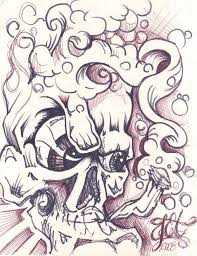 420 Drawings Tumblr Graff Skull By Prodigy 420 Drawings 420 Tattoo Art