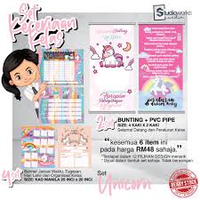 Jadual biasanya menggambarkan parameter ini dalam inci. Set Banner Keceriaan Kelas 12 Design Cun Shopee Malaysia
