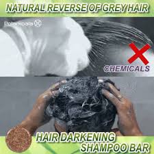 Effectively prevents hair loss by promoting blood circulation of the scalp, stimulating the growth of hair follicles and binding the hair roots onto the scalp within 2 weeks while it moisturizes and repairs.1*herbal darkening shampoo. Unique Natural Darkening Shampoo Bar