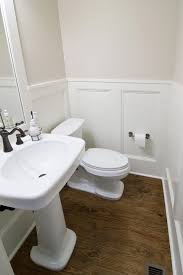 Small Toilet Wood Floor Google Search Small Half Baths Powder Room Small Bathroom Design Small