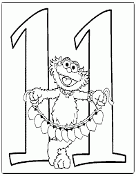 The main characters are made up of blocks, where their number determines which numbers they represent. Free Collection Of Number 11 Coloring Pages Coloring Pages Coloring Pages Library