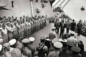 Title Japanese Surrender On Board The U S S Missouri In Tokyo Bay September 2 1945 Life Magazine Time Warner Inc Artis Uss Missouri History History War
