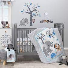 Bedtime Originals Jungle Fun Baby Bedding Collection Classic Animal Print 3 Pieces Bedding Sets With Quilt Fitted Crib Sheet Dust Ruffle Walmart Com