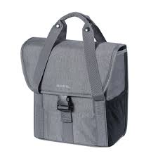Basil Go Single Bag Einzel Fahrradtasche Grau Basil