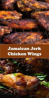 Jamaican Jerk Chicken Wings In 2020 Chicken Wing Recipes Jamaican Recipes Jerk Chicken Recipe
