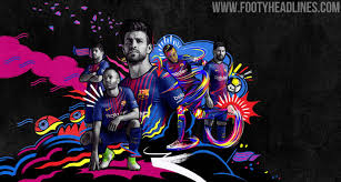 Nike 2017/18 fc barcelona stadium jersey with sponsor (deep royal blue) Barcelona 17 18 Home Kit Released Footy Headlines