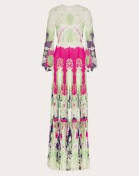 Confronta 37 offerte per abiti in georgette a partire da 19,61 €. Abito Da Sera In Georgette Light Stampato Donna Valentino Online Boutique