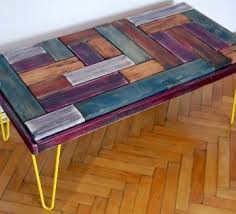 Odun Z Orta Sehpa Palet Tahtasi Ormanlik Alan Mobilya