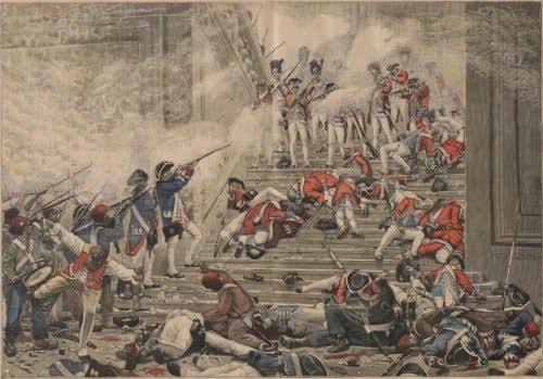 The attack on the Tuileries