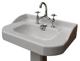 1930s french porcher pedestal basin at