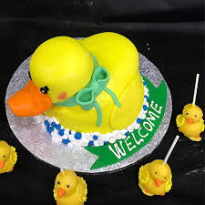 Rubber Duck Baby Shower Cake Gourmet Desserts Nj Local Bakery
