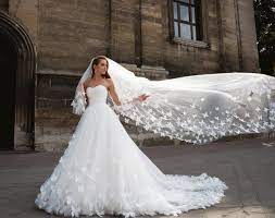 Dominiss Wedding Dresses 2017 Belle The Magazine Butterfly Wedding Dress Wedding Dress With Veil Wedding Dresses Strapless