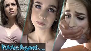 공공 요원이 젊은 러시아 창녀 앤젤 러시에게 접근했습니다. | PornAnn KO