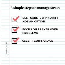 If you're spending too much time at the office, intentionally put. A Heart Issue 3 Simple Ways To Manage Stress Mamie L Pack