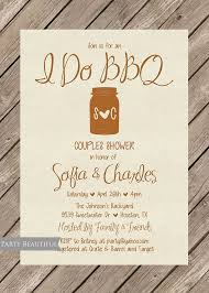 Couples Or Coed Wedding Shower Invitation Rustic I Do Bbq Mason Jar Couples Wedding Shower Invitations Couples Shower Invitations Wedding Shower Invitations