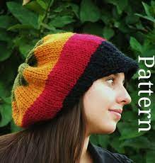 Another Cute Hat Hat Knitting Patterns Knitting Knitted Slouch Hat