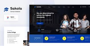 Once it's in a good place, add in the content and copy and keep building from there. Sakola Senior High School Website Design Template Figma By Peterdraw