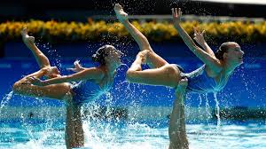 Two medal events were included in the programme — women's duet and women's team — with 100 athletes participating. Russia Score Fifth Straight Synchro Team Gold Olympic News