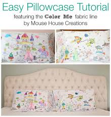 And if something so simple brings big smiles to kiddos' faces, i'm in! Easy Pillowcase Tutorial Featuring Color Me Fabric