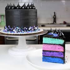 Spread remaining frosting on side and top of cake. Black Frosting That Won T Stain Your Teeth Chelsweets
